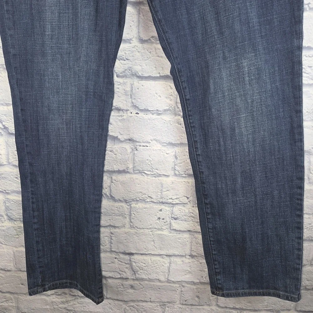 Lucky Brand 221 Straight Leg Jeans Mens Medium Wash Blue Stretch Denim Sz 38X30
